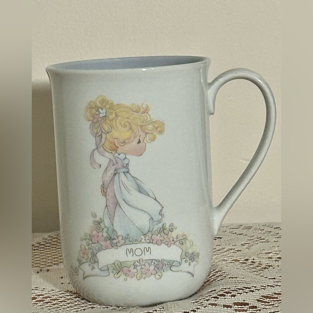 3/$30✨Rare 1989 Vintage Precious Moments "MOM" Collector's Mug 🌸Mother’s Day💝